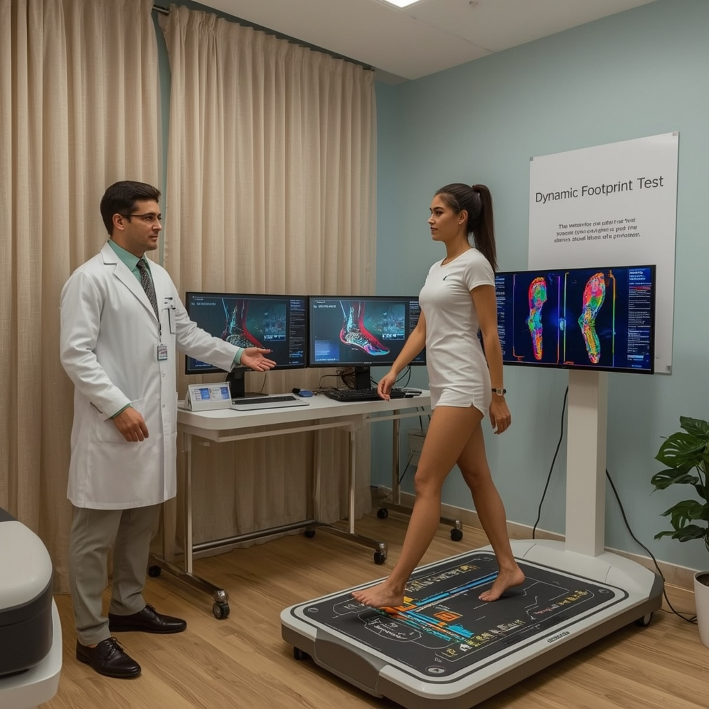 Prueba de pisada dinámica