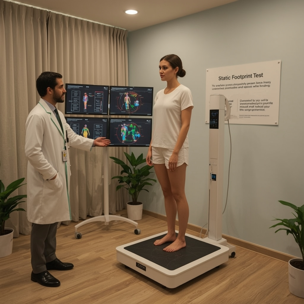 Prueba de pisada estática